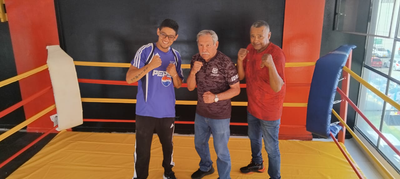 Instalaciones del gimnasio de boxeo en Bogotá