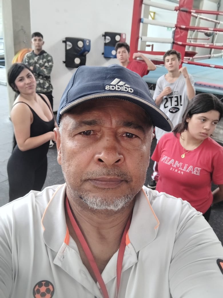 Instalaciones del gimnasio de boxeo en Bogotá